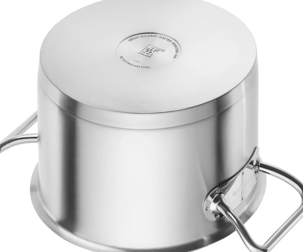 Outlet Pro Gryde m. Låg 20 cm/3 L, Rustfrit Stål Gryder Og Kasseroller