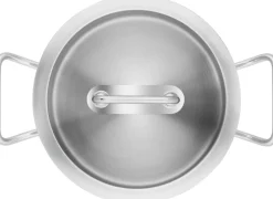 Outlet Pro Gryde m. Låg 20 cm/3 L, Rustfrit Stål Gryder Og Kasseroller