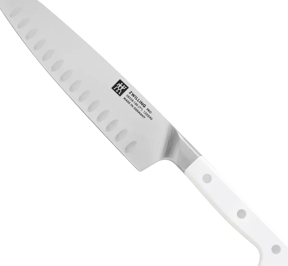 Discount Zwilling Pro Le Blanc Santoku Kniv 18 cm, Hvid