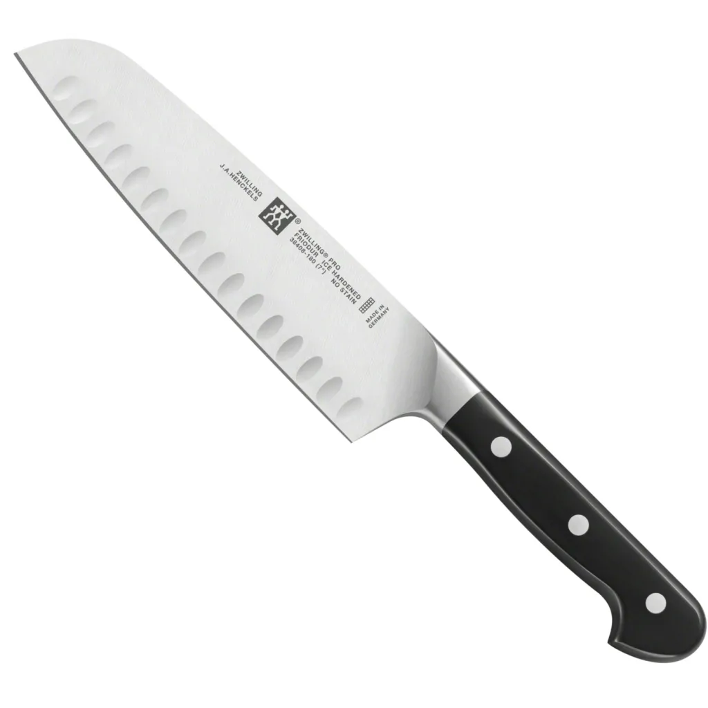 Zwilling Kokkeknive|Japanske Knive > Pro Santoku Kniv m. Luftskær 18 cm