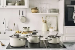Sale Zwilling Pure Stegepande m. Keramisk Belægning , Elfenben-Hvid