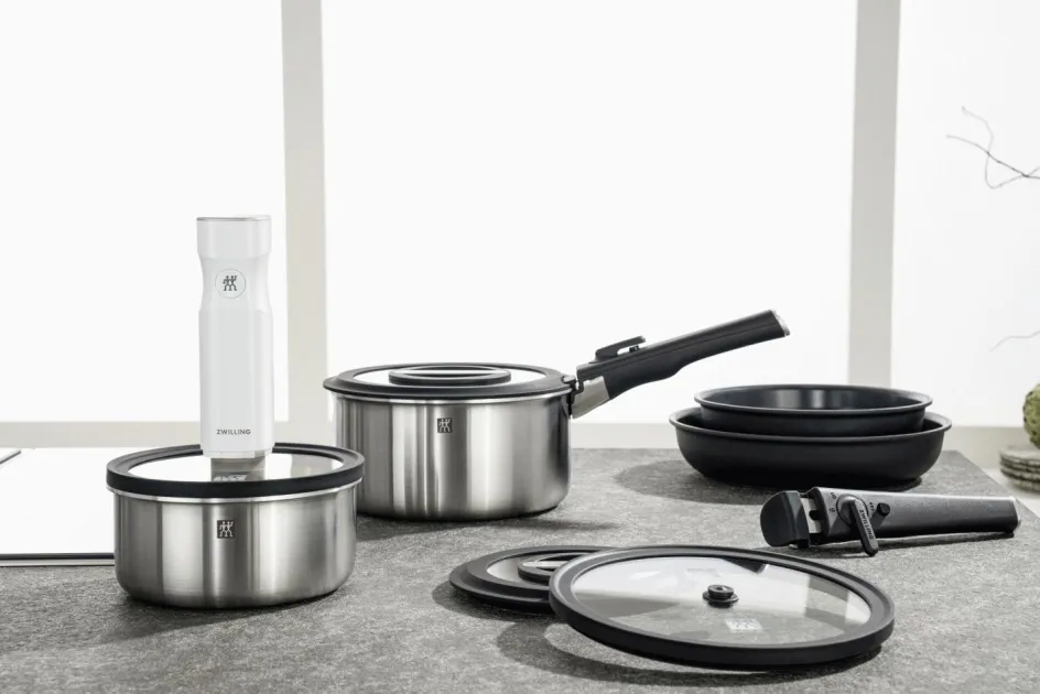 Clearance Zwilling Unlock Grydesæt 5 Dele, Sølv